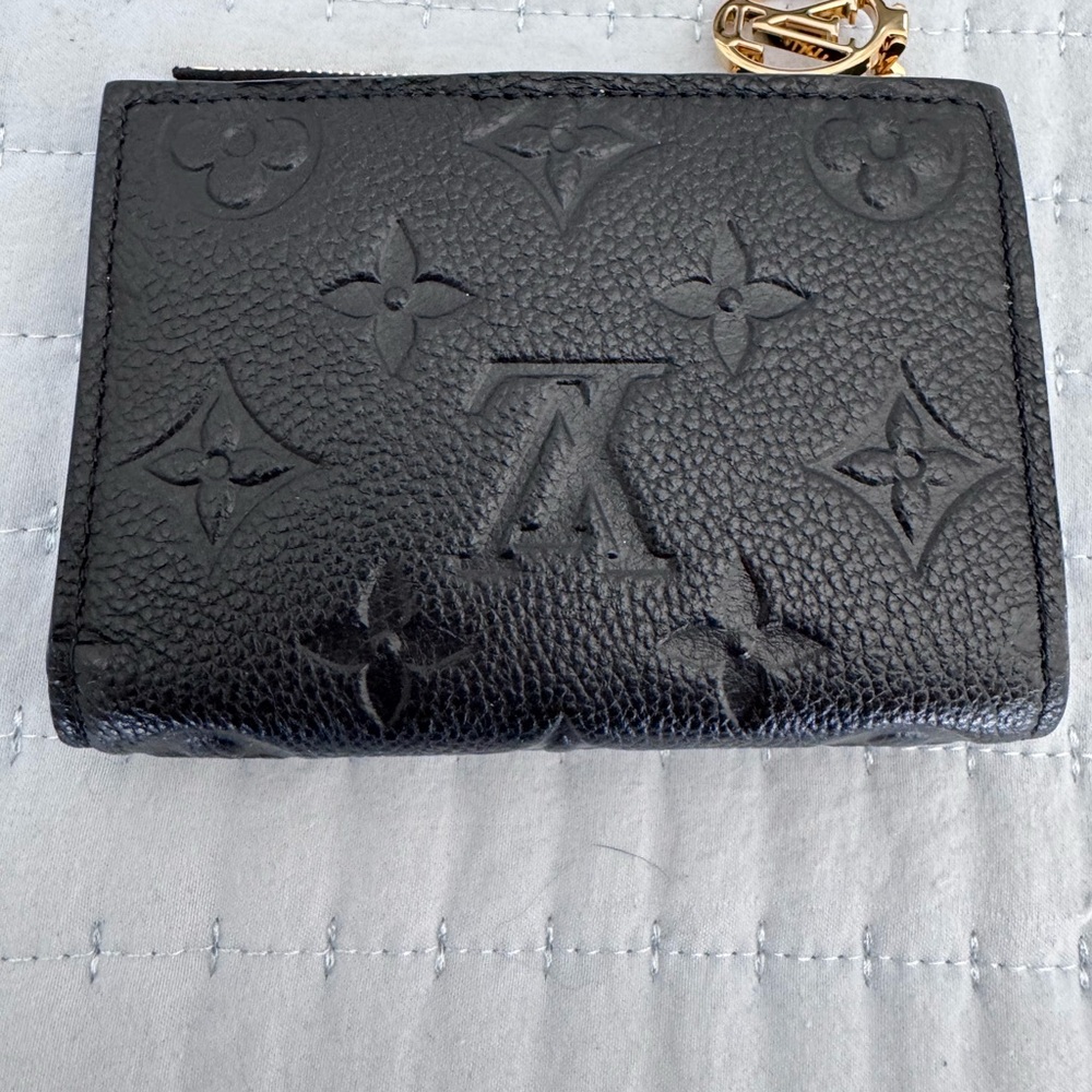 Louis Vuitton Lisa Wallet in Black Empreinte Leather